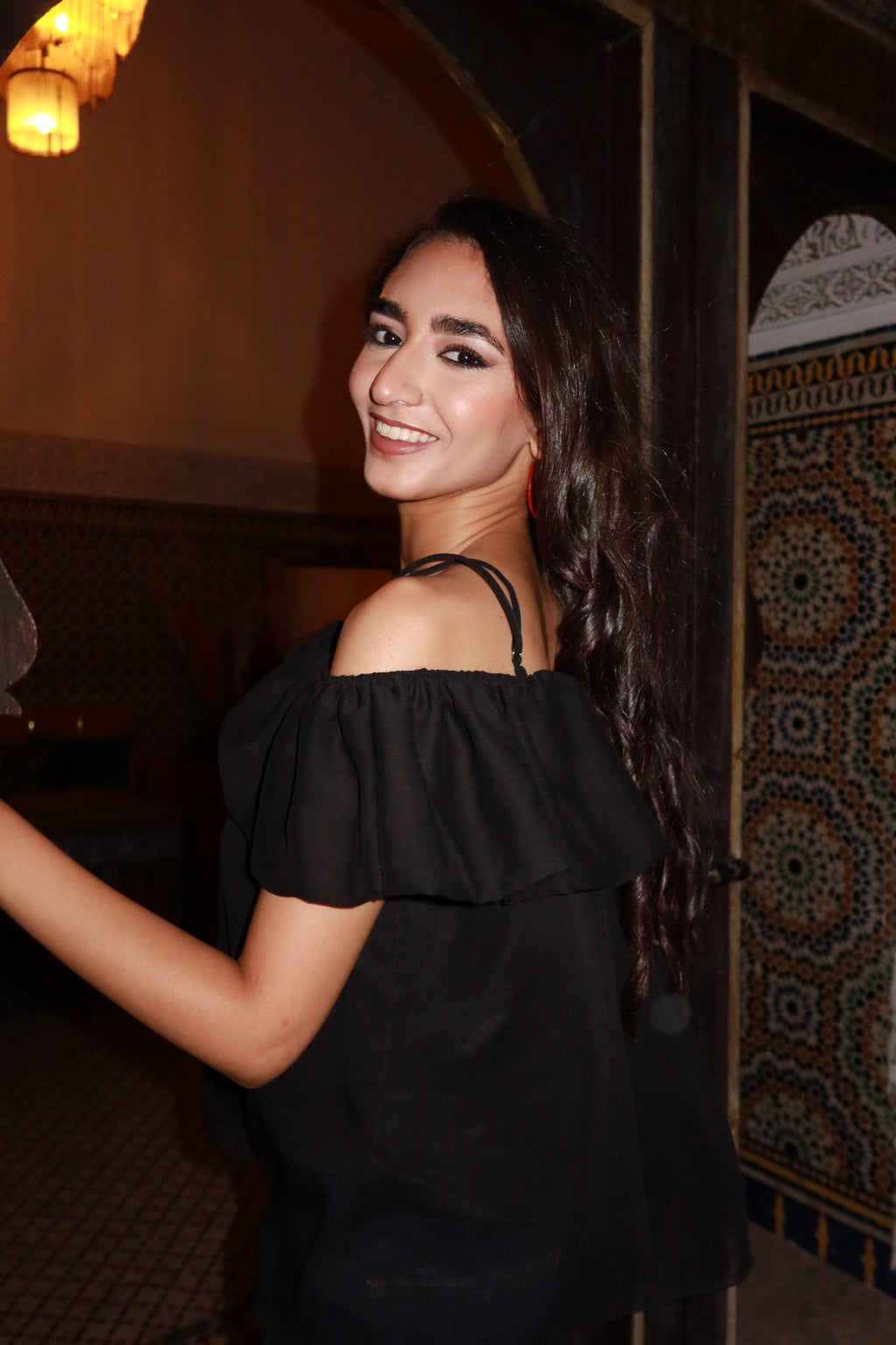 Black Alessia Top