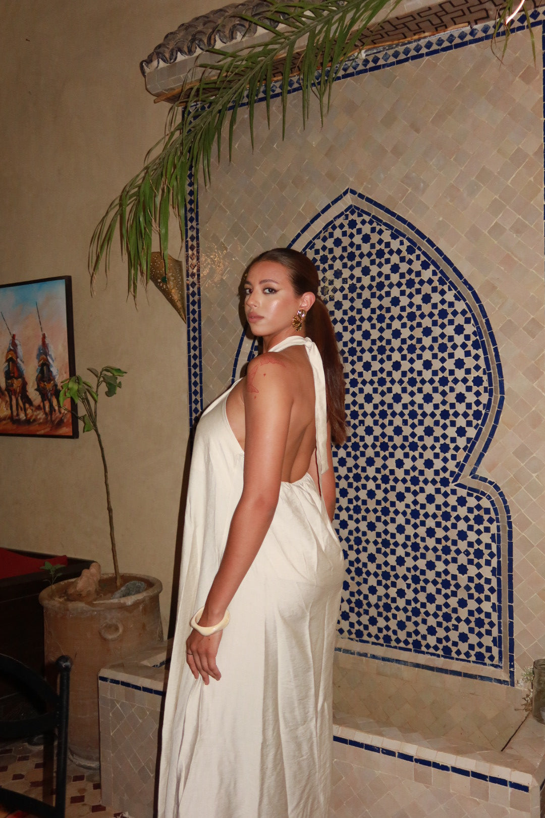Beige Princess Dress
